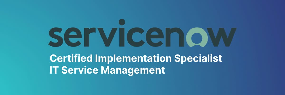 Cover for ServiceNow ITSM Implementation Specialist