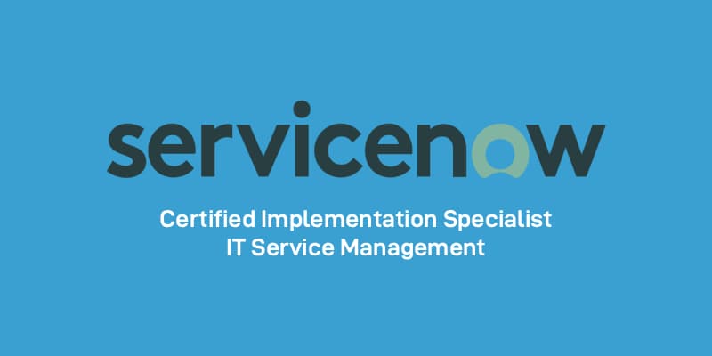 ServiceNow ITSM Implementation Specialist mock exam cover